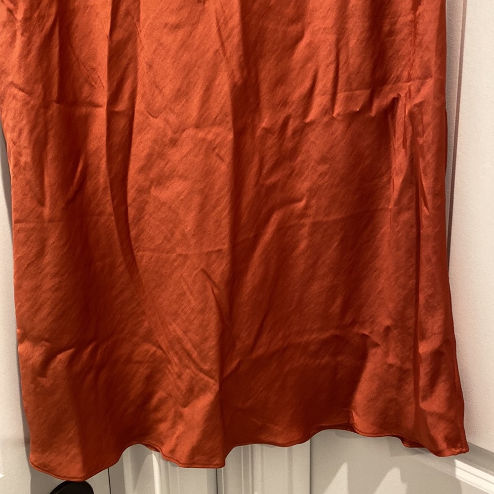 NWT Free People Normani bias satin midi skirt size 12 - Picture 7 of 9